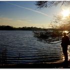 Sunset on a lake