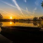 Sunset on a little Lake 