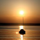 Sunset on Ammersee in Bavaria.