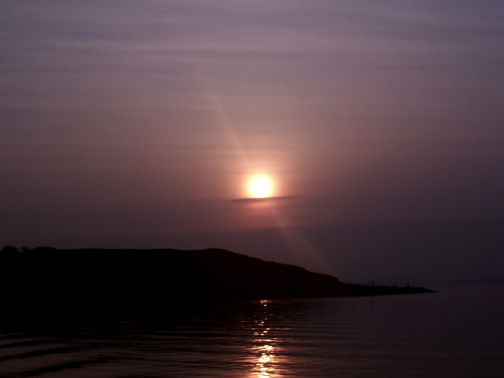 Sunset on Arran Beach Scotland