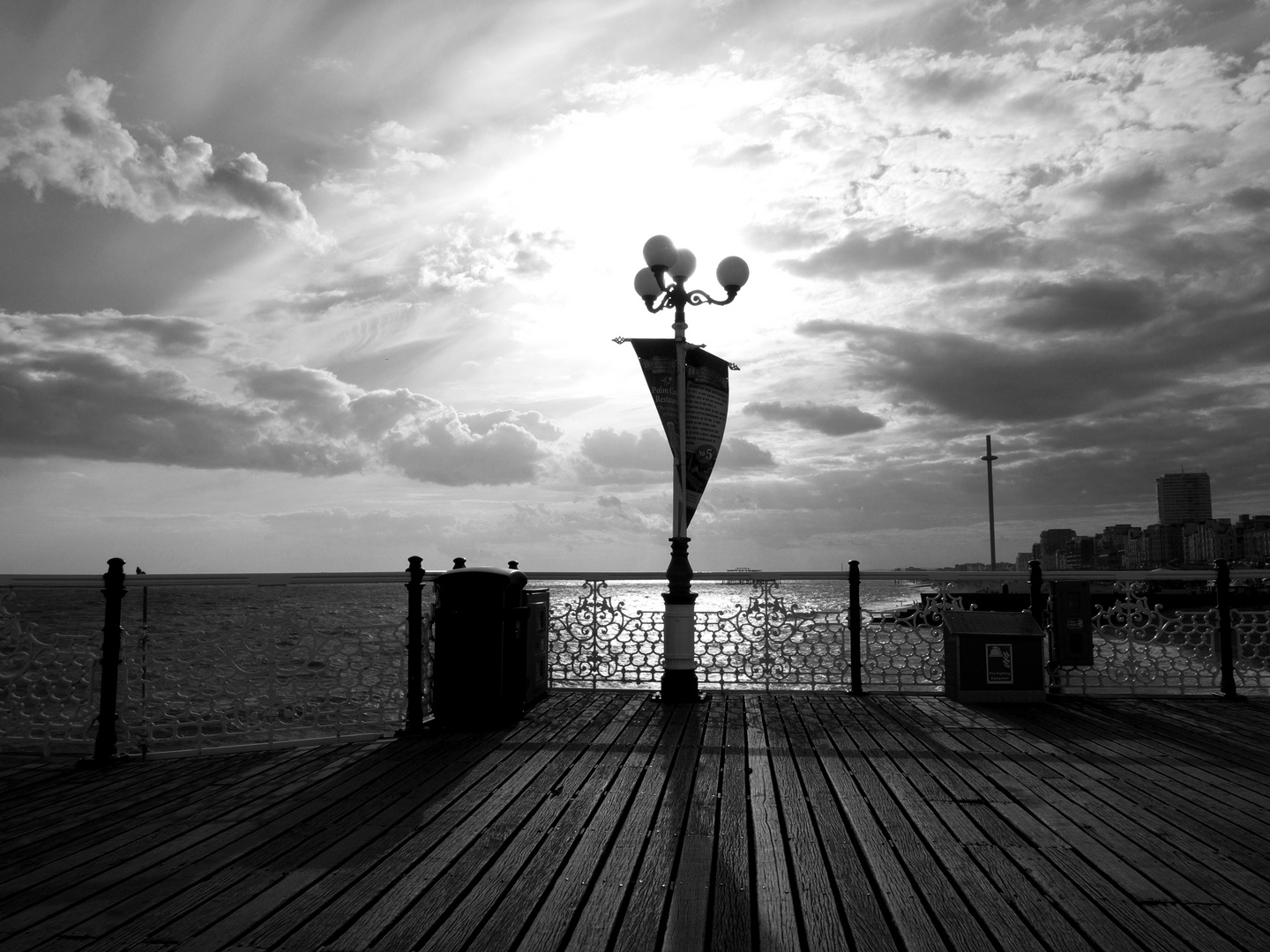 "Sunset on Brighton Pier"