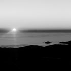 sunset on B/W