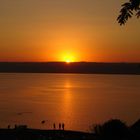 SUNSET ON DEAD SEA