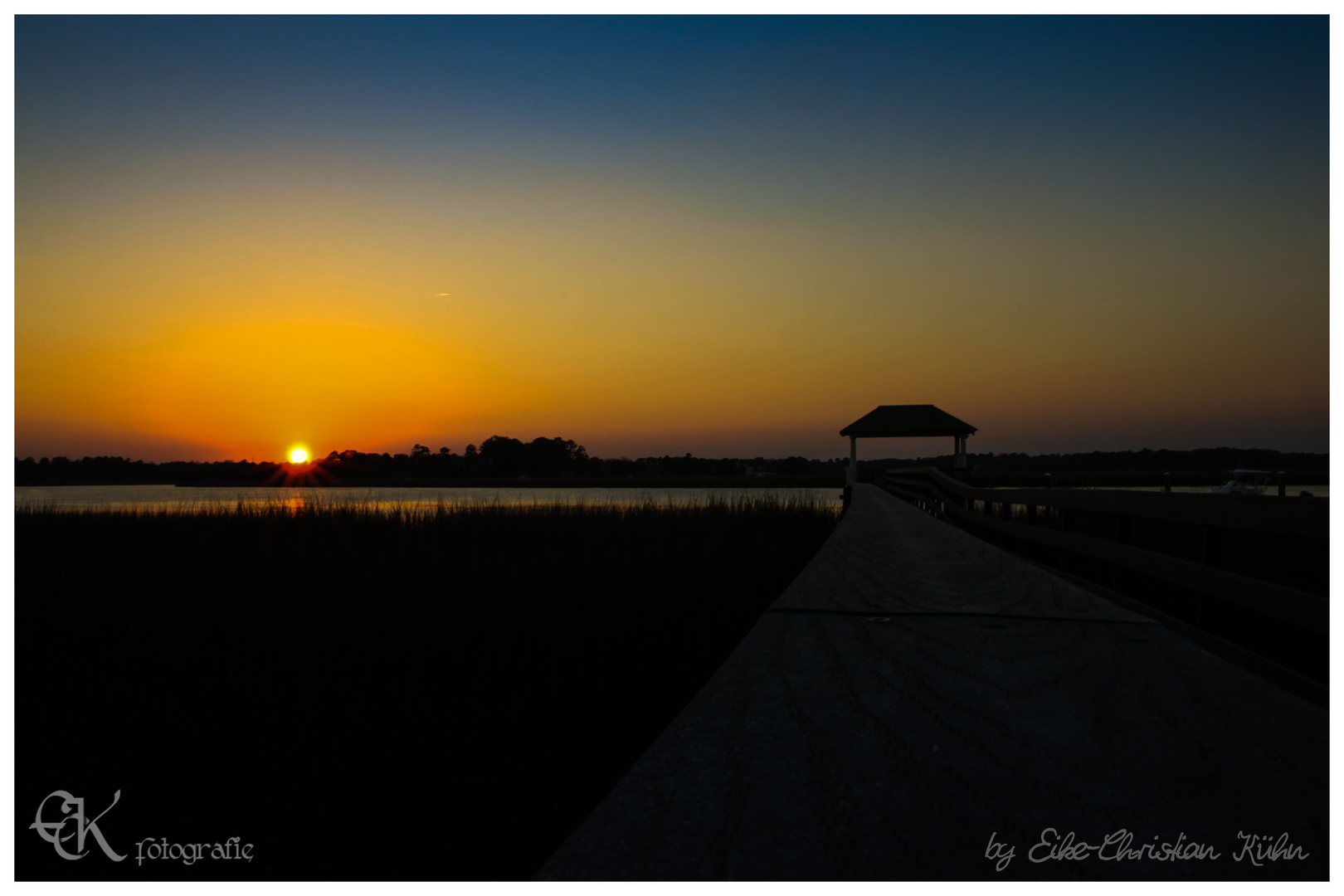 Sunset on Dutch Island