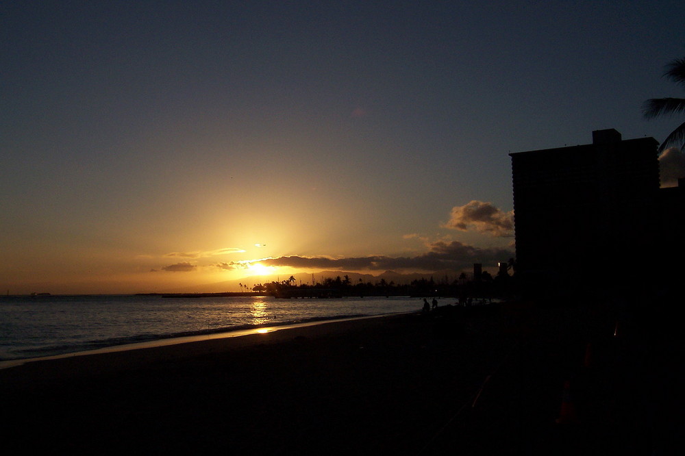 Sunset on Hawai'i