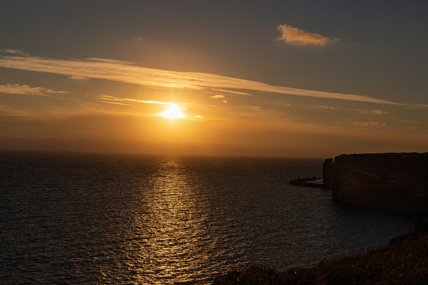 Sunset on Helgoland