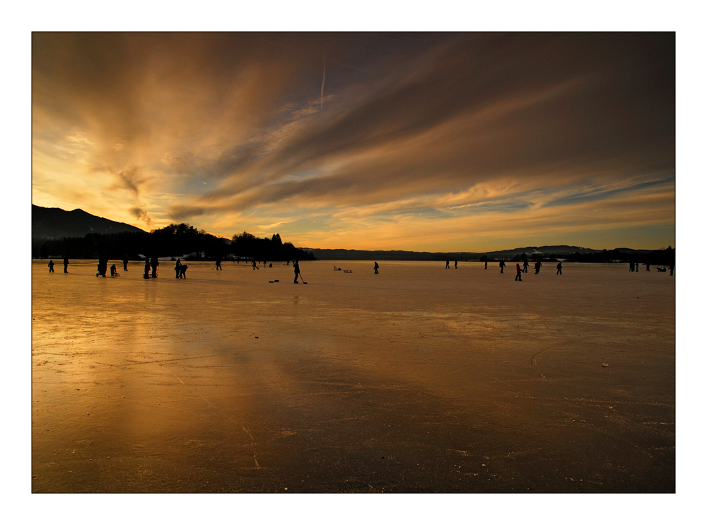 Sunset on Ice - Dämmerung auf Eis