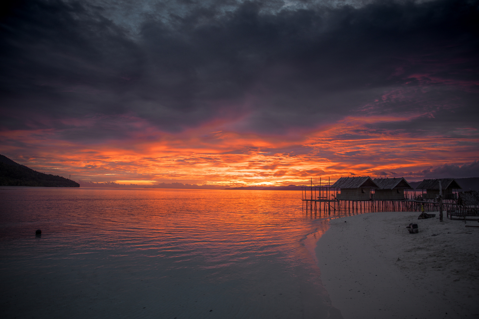 Sunset on Kri Island Raja Ampat