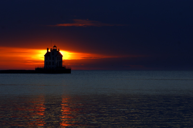 Sunset on Lake Erie