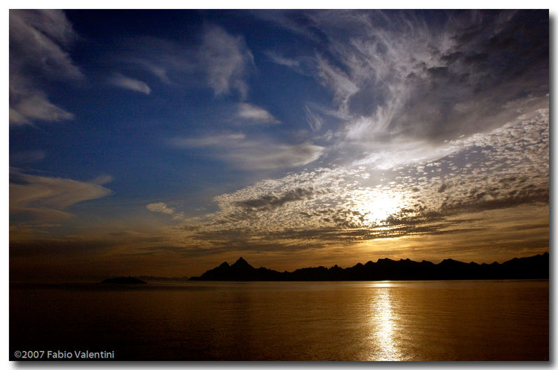 Sunset on Lofoten Islands