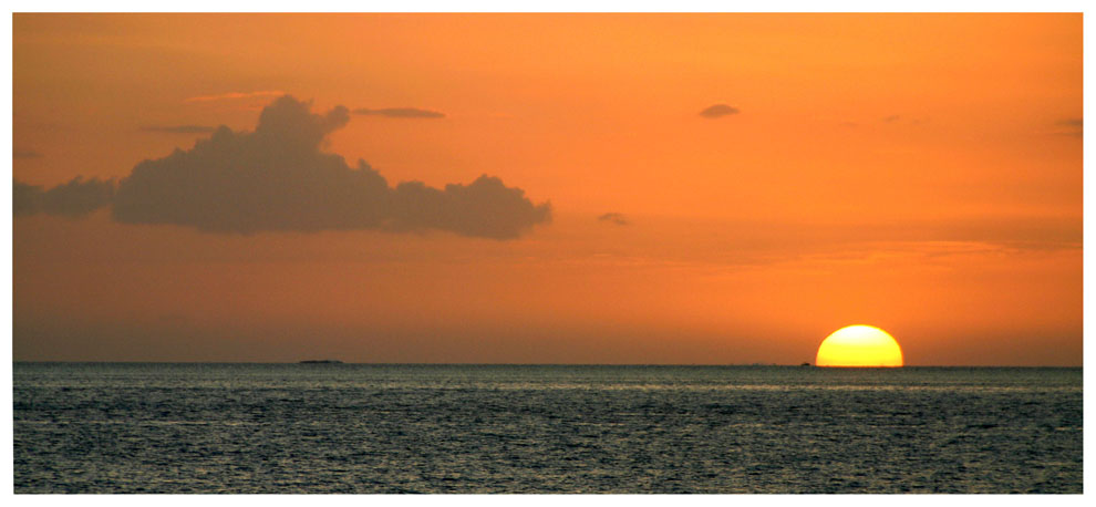 Sunset on Malolo Island