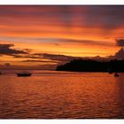 Sunset on Mana Island, Fiji