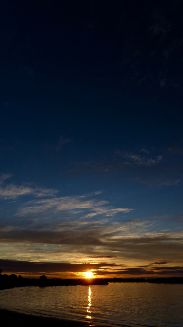 Sunset on Mauritius