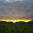 sunset on monte pasubio