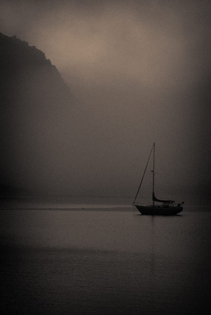 Sunset on Morro Bay harbor