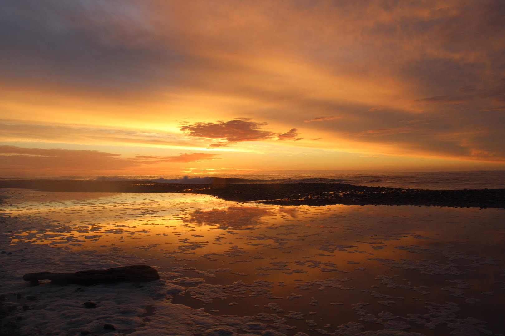 Sunset on New Zealand´s West Coast