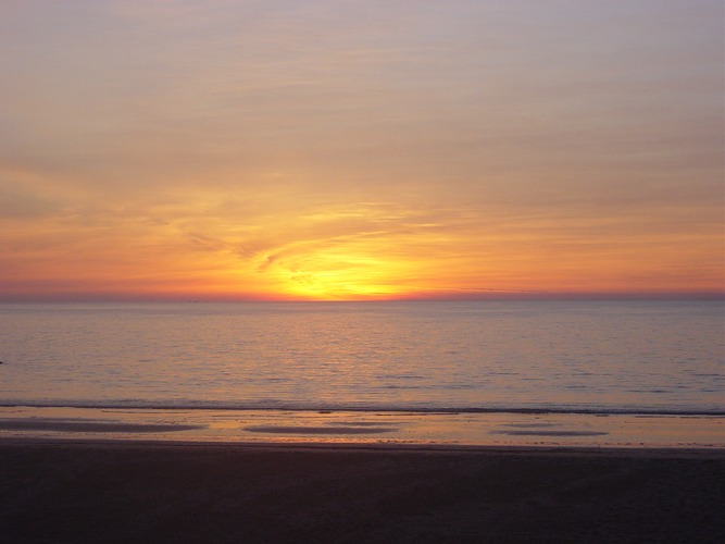 Sunset on Ngapali Beach