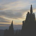 Sunset on Pienza