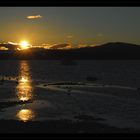 Sunset on Puerto Natales
