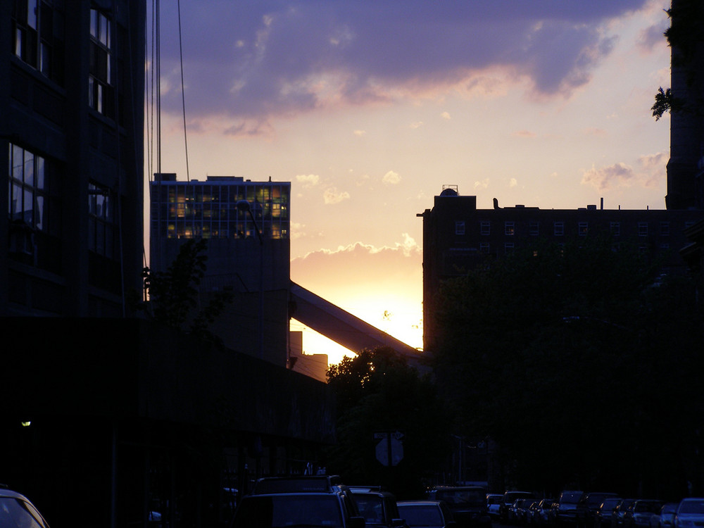 Sunset on S 3rd St.