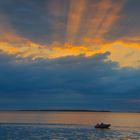 Sunset on Salzhaff (Ostsee)