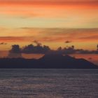 Sunset on Seychelles