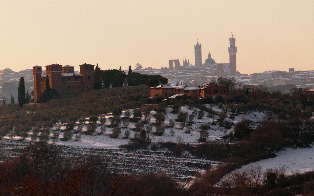 Sunset on Siena