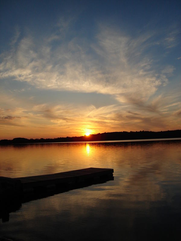 Sunset on south river