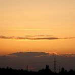 Sunset on the 05/05/2019 in Groot-Bijgaarden