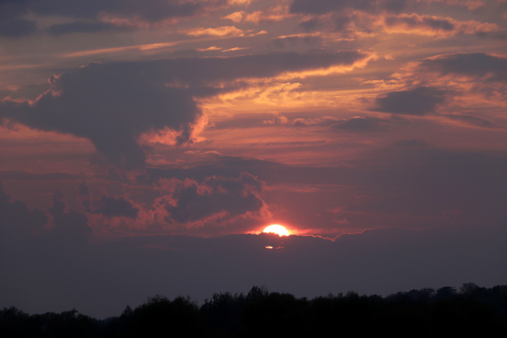 Sunset on the 30/04/2021 in Lünen