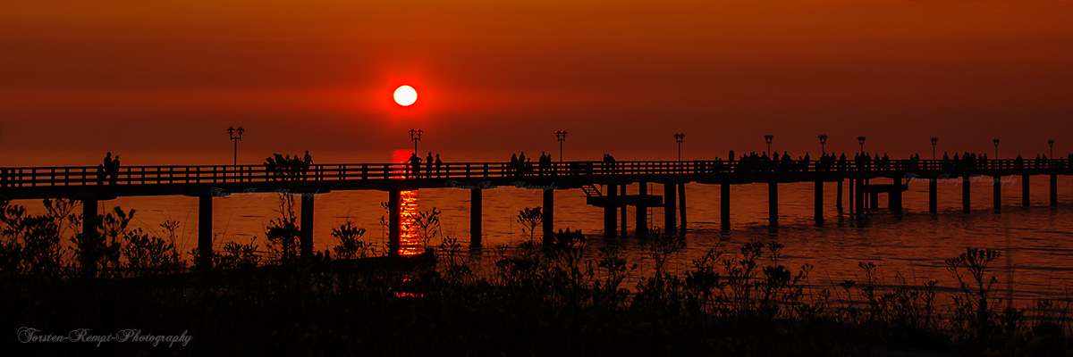 Sunset on the Baltic Sea