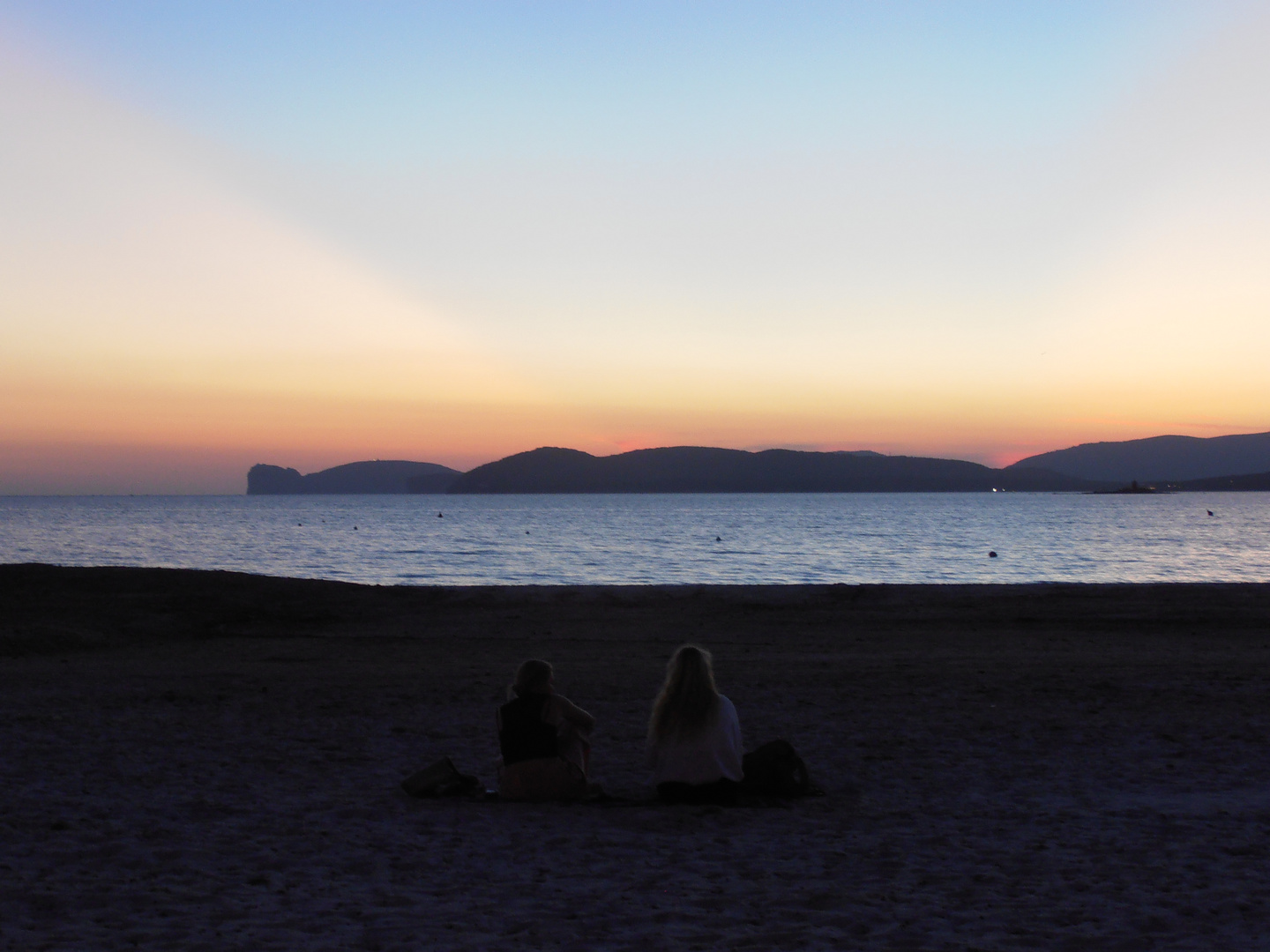 Sunset on the beach