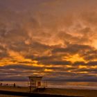 Sunset on the beach