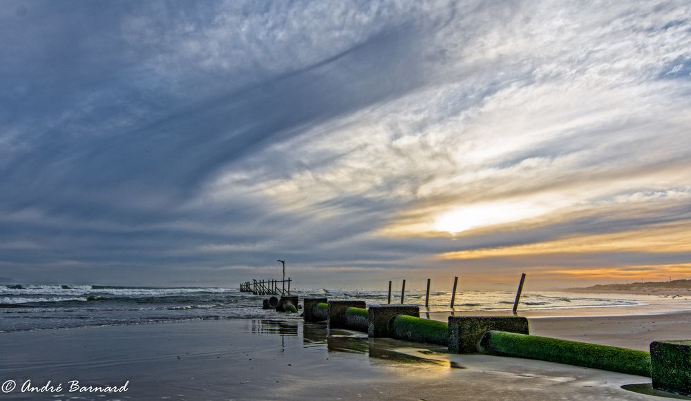 Sunset on the beach