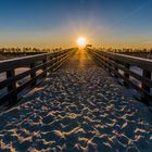 Sunset on the bridge