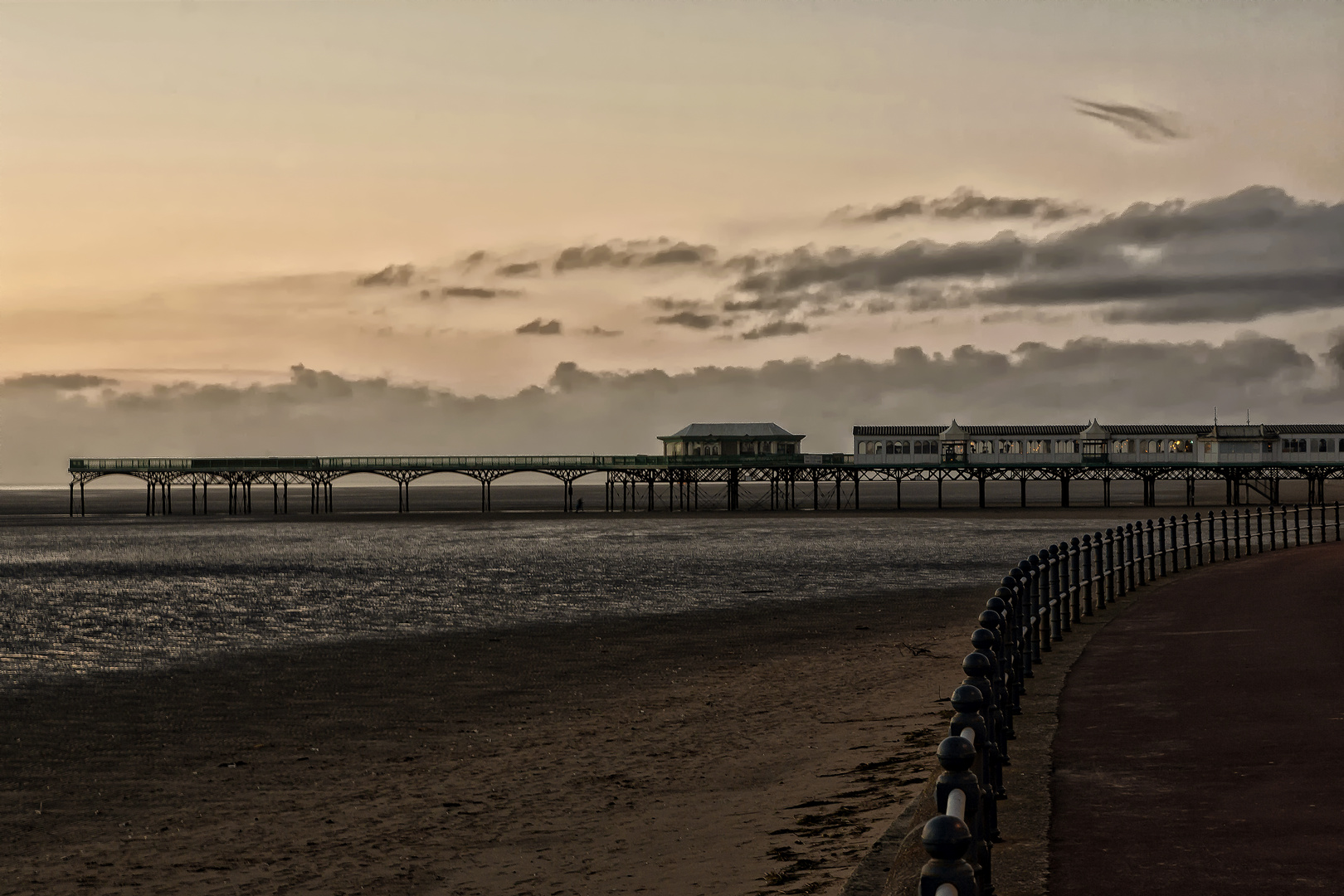 Sunset on the British west coast