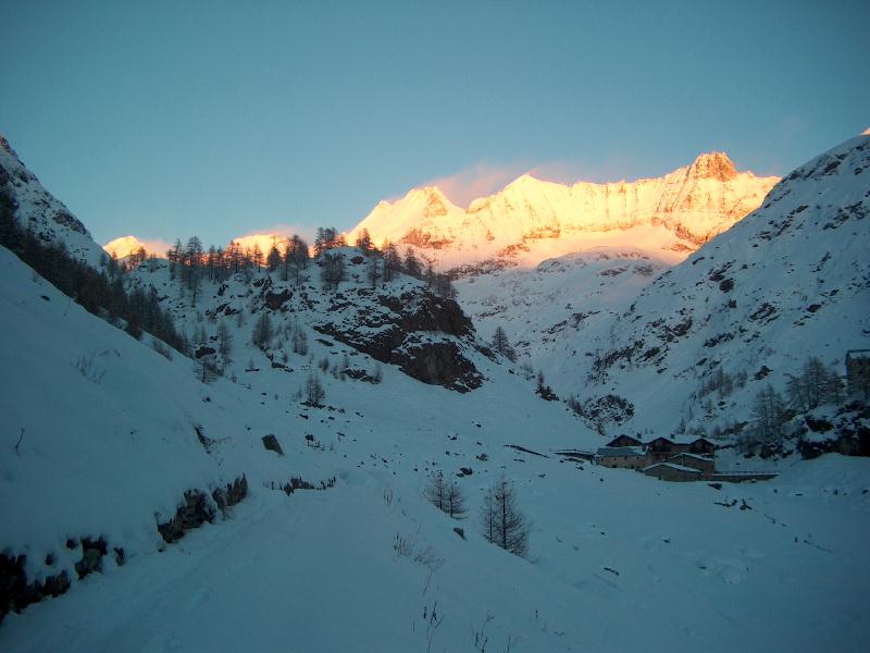 Sunset on the Chaine des Murailles