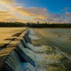 Sunset on the dam at Tuy An, Tuy Hoa, Vietnam