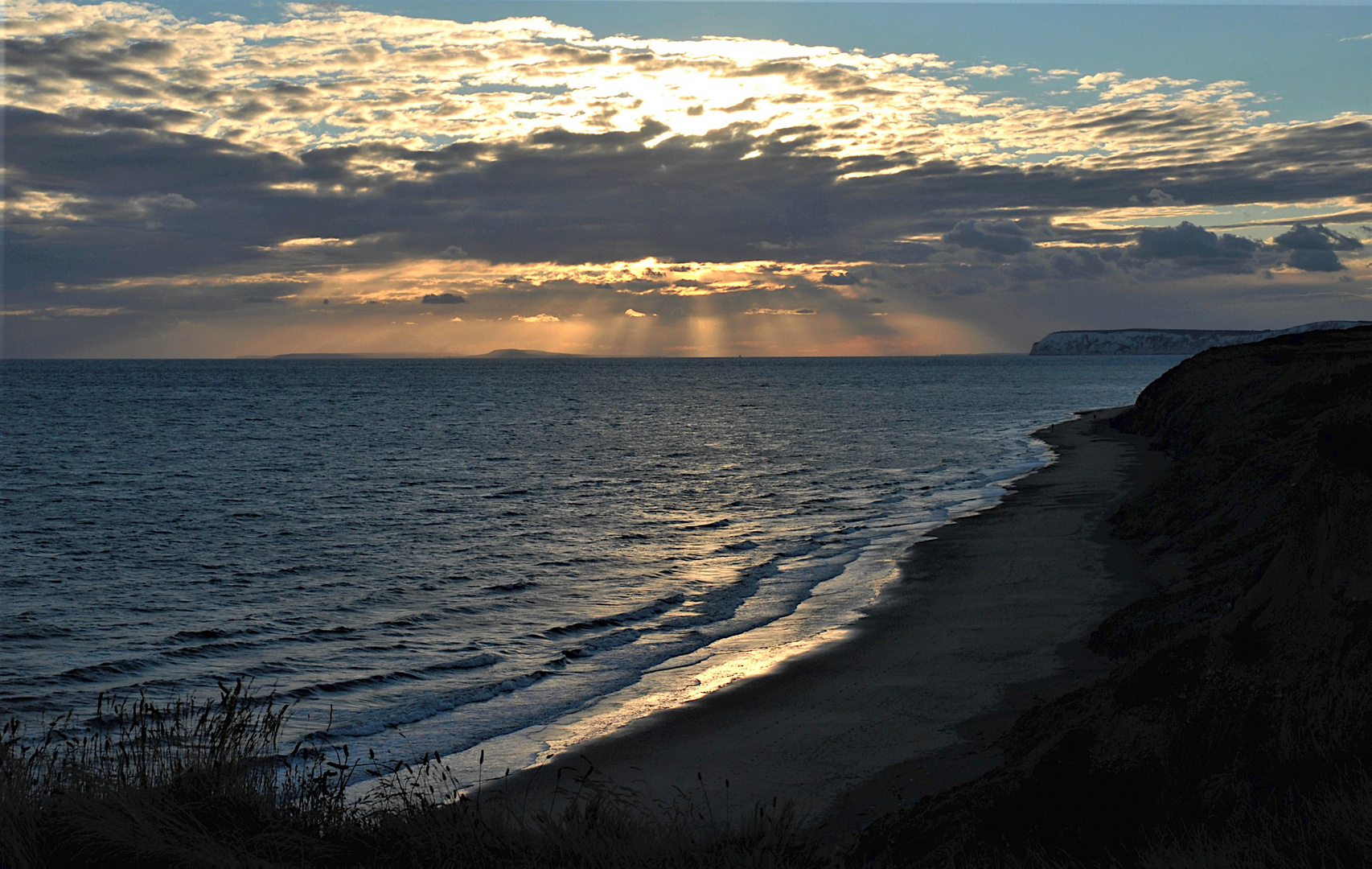 Sunset on the Isle of Wight