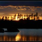 Sunset on the lake