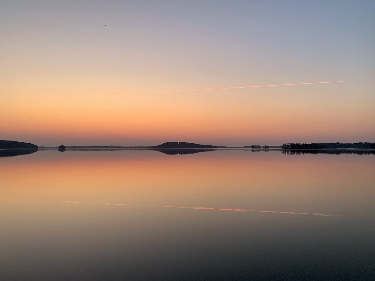 Sunset on the lake