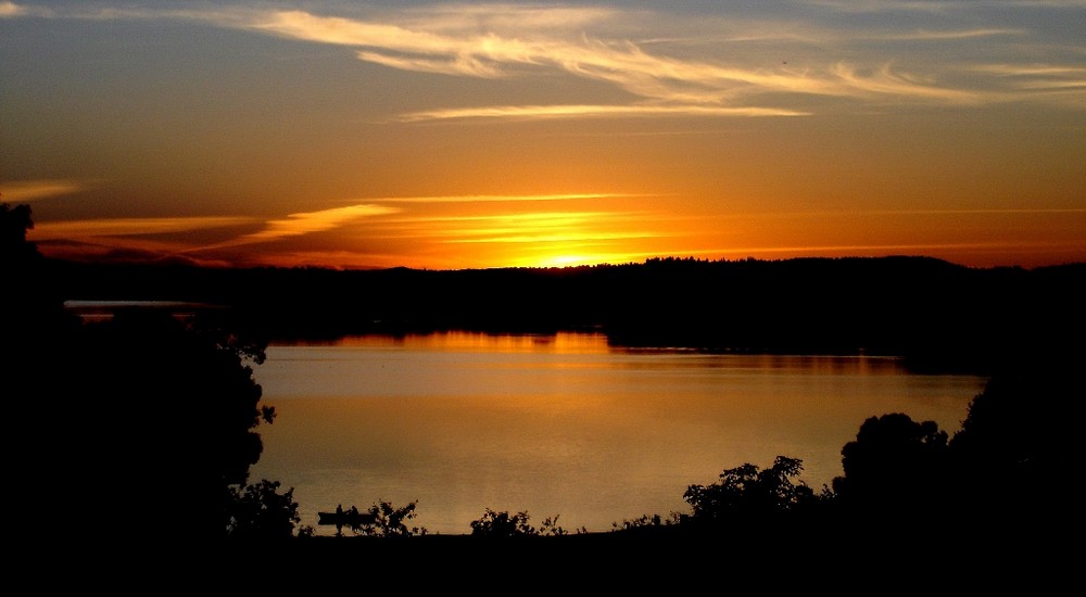 Sunset on the lake