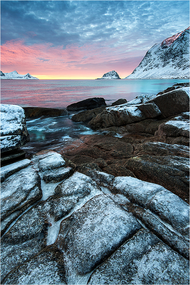 Sunset on the mountain