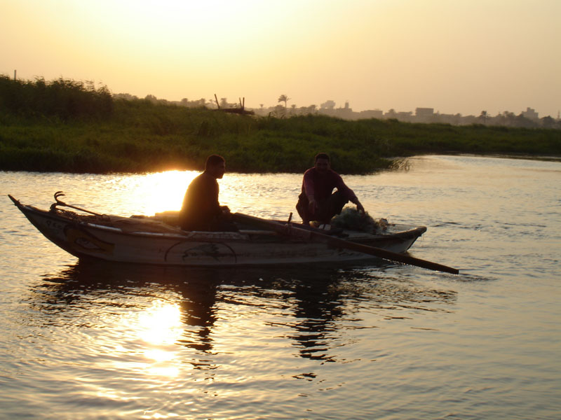 Sunset on the Nile