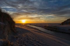 Sunset on the North Sea