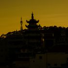 Sunset on the pagoda