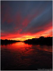 Sunset on The Rheinfelden Brigde