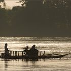 sunset on the river