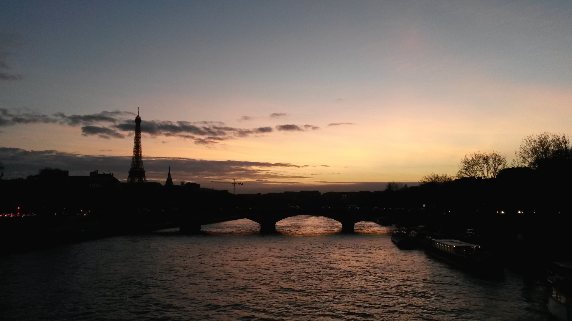 Sunset on the Seine