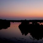 Sunset on the south coast of France